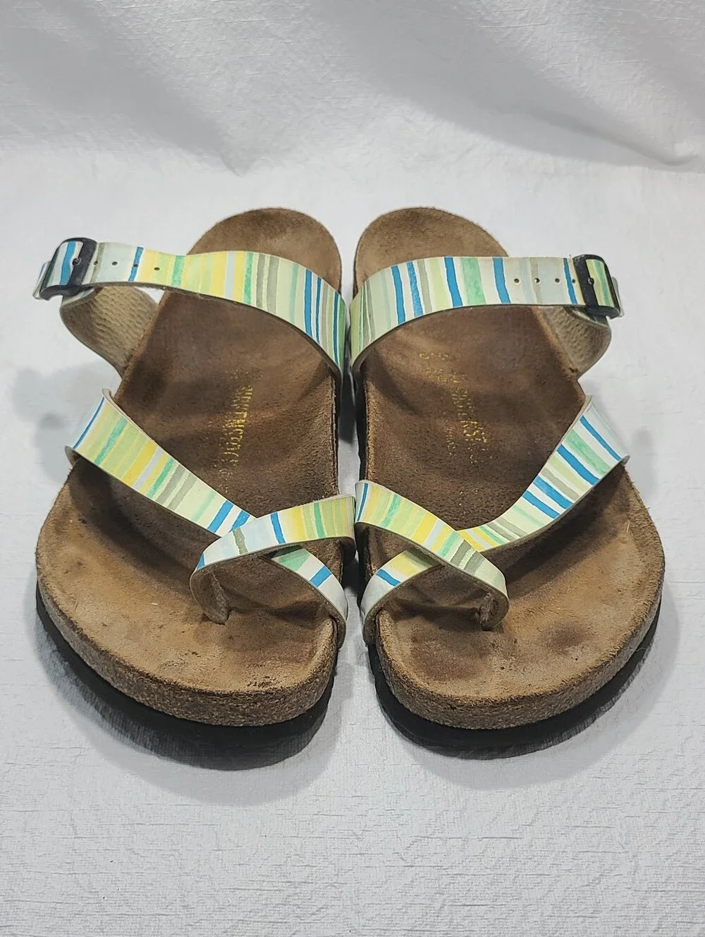 Mens Papillio by Birkenstock Tabora Sandals Size: 10 Color: Multicolor